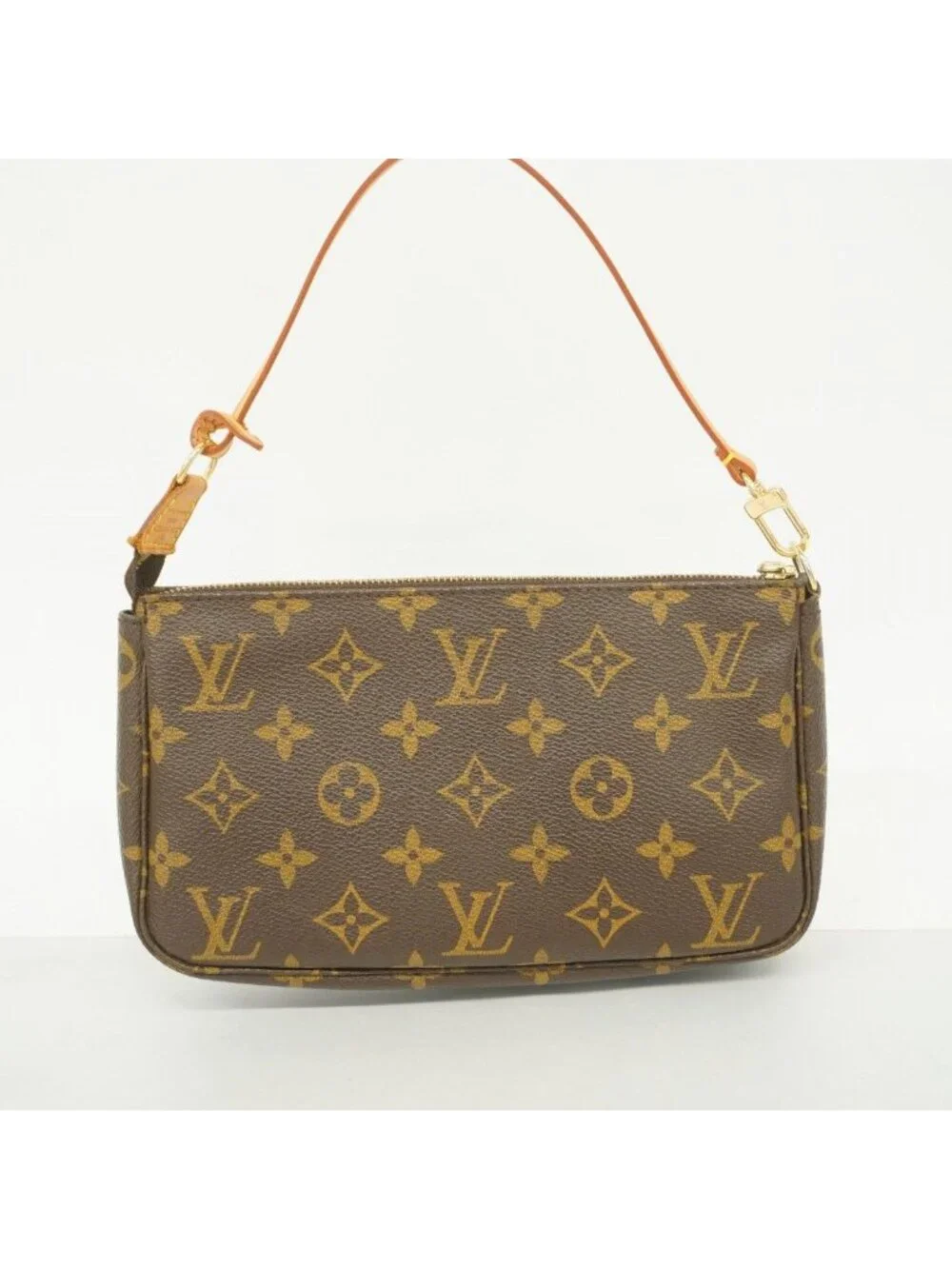 ★SOLD★ Louis Vuitton Pouch Monogram Pochette Brown - Picture 9 of 9